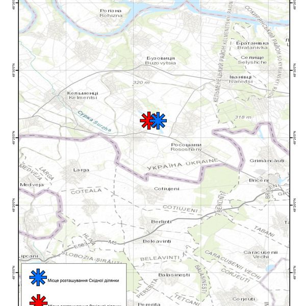 Новоселицьке родовище (Західна і Східна ділянки) оглядова карта.jpg