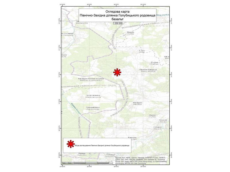 Північно-Західна ділянка Голубицького родовища оглядова карта.jpg